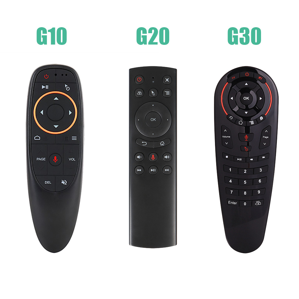 G10/G20/G30 Voice Remote Control 2.4G Wireless Air Mouse Microphone Gyroscope IR Learning For H96MAX tv box android vs g50S