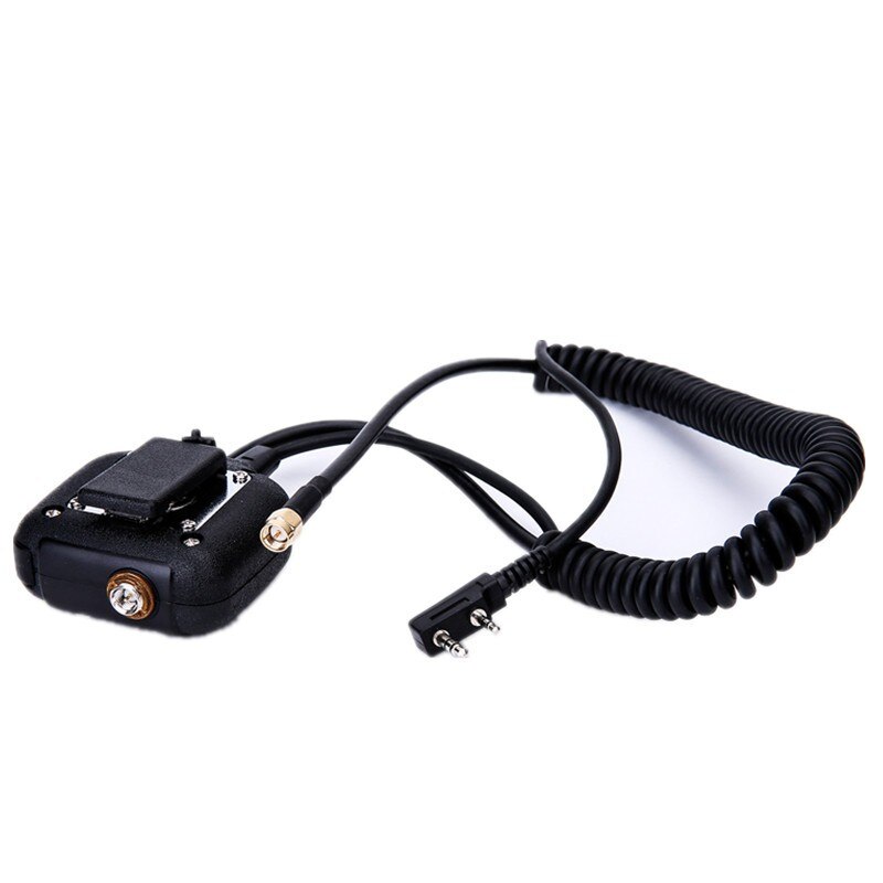 Original WOUXUN Handheld Speaker Mic witth a Adapter for WOUXUN Walkie Talkie KG-UVD1P KG-UV6D KG-UV8D KG-UV9D Plus Radio
