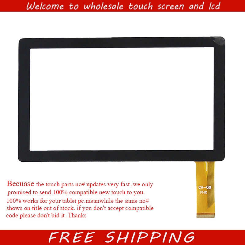 for 7 inch Capacitive Touch Screen P031FN10867A VER.00 Digitizer Glass External screen