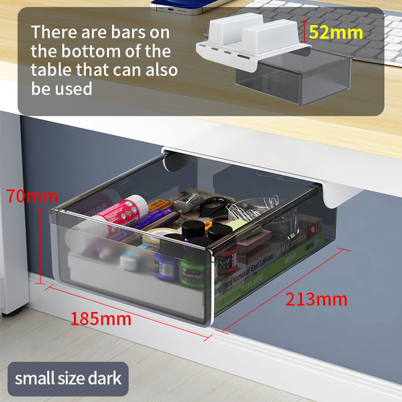 Under Desk Drawer Organizer Type Storage Box Offic... – Grandado