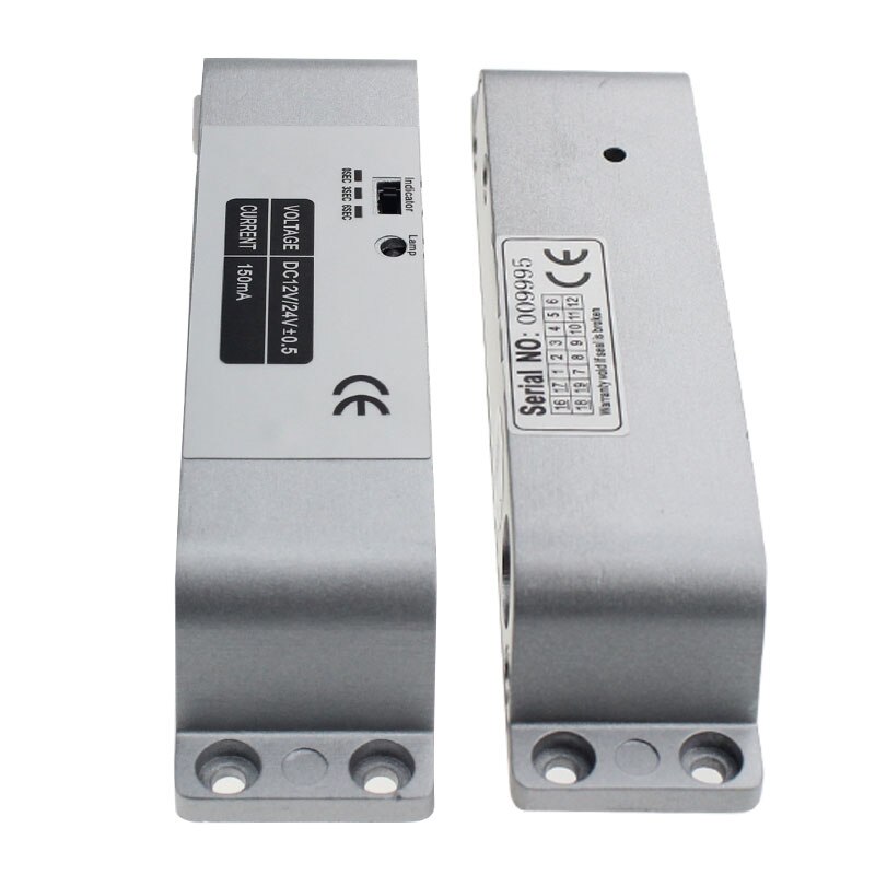 Surface Mounted Electric Bolt Lock DC12V Fail Safe for Wooden Door Deadbolt NC Mode Fail Safe Electronics Door Bolt