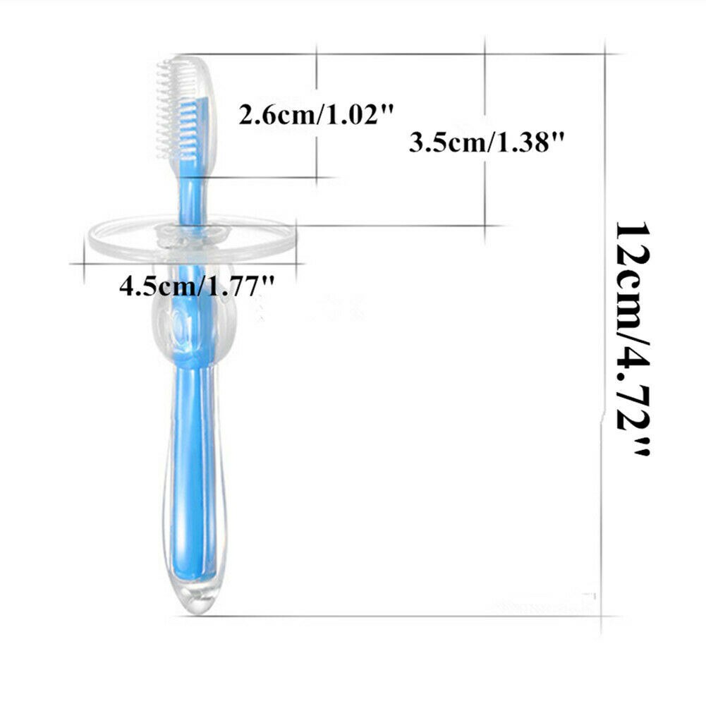 cepillo de dientes de silicona para niños lindo divertido niños Manual niños niñas cepillos de dientes