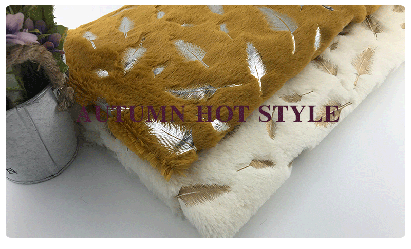 Polyester enkeltsidet fløjl pv fløjl bronzing sølv flannel efterår og vinter legetøj enkeltsidet fløjl stof
