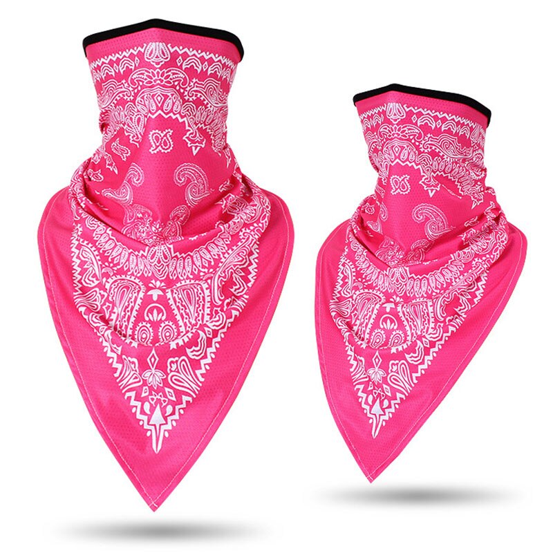 Face Cover Biker Ski Motorcycle Helmet Neck Cover Sport Bandana Outdoor Cycling Best Price: rose red