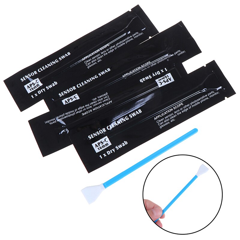 Kit de nettoyage de capteur 5 pièces CMOS CCD écouvillon de nettoyage pour Nikon pour appareil photo Canon DSLR