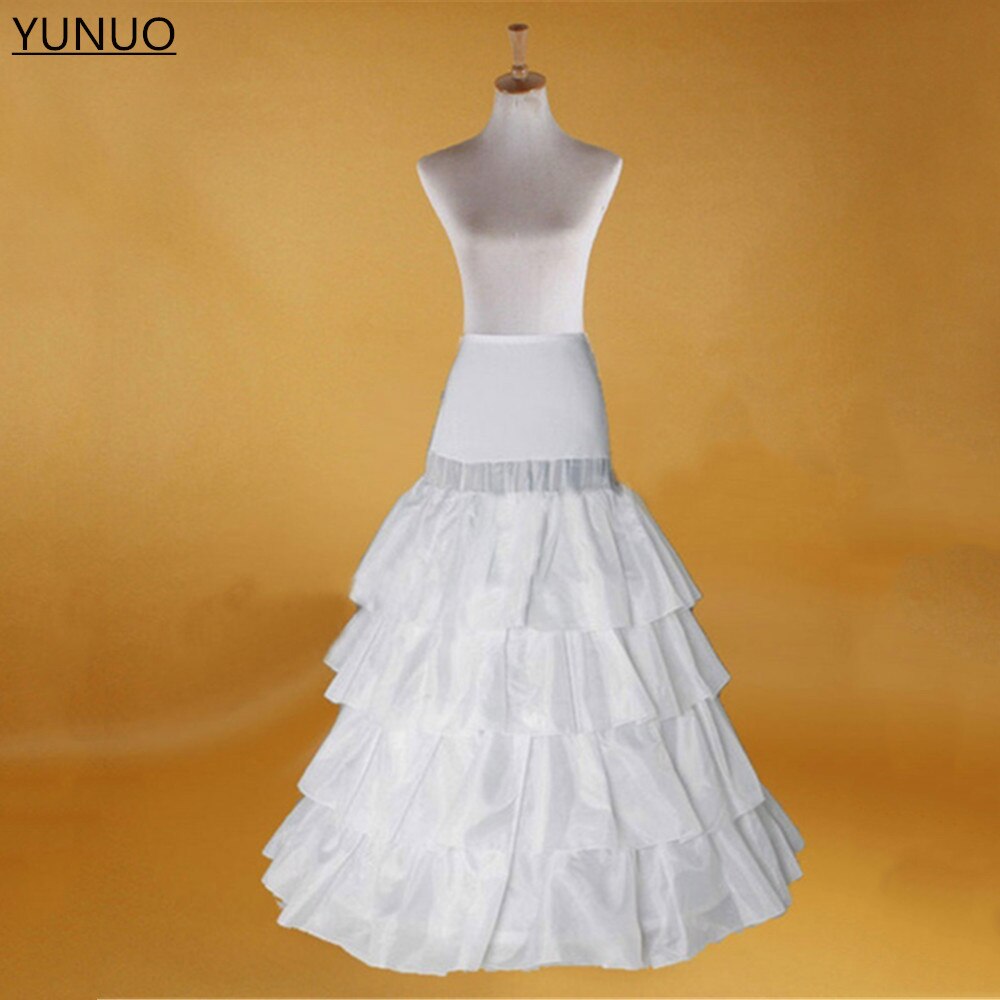 YUNUO Braut Band Felsen Hochzeit Petticoat Zubehör Krinoline Unterhose Weiß: 10