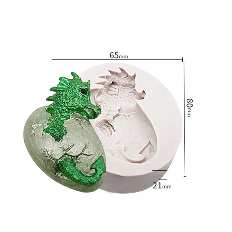 Dinosaur Fondant Silicone Mold Fondant Cake Chocolate Mould DIY Decorating Tool Bakeware FOU99
