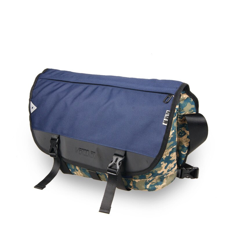 Men Large Capacity Camouflage Bicycle Messenger Bag Teenager Boys Casual Oxford Sports Bags Students Bike Messenger Crossbody