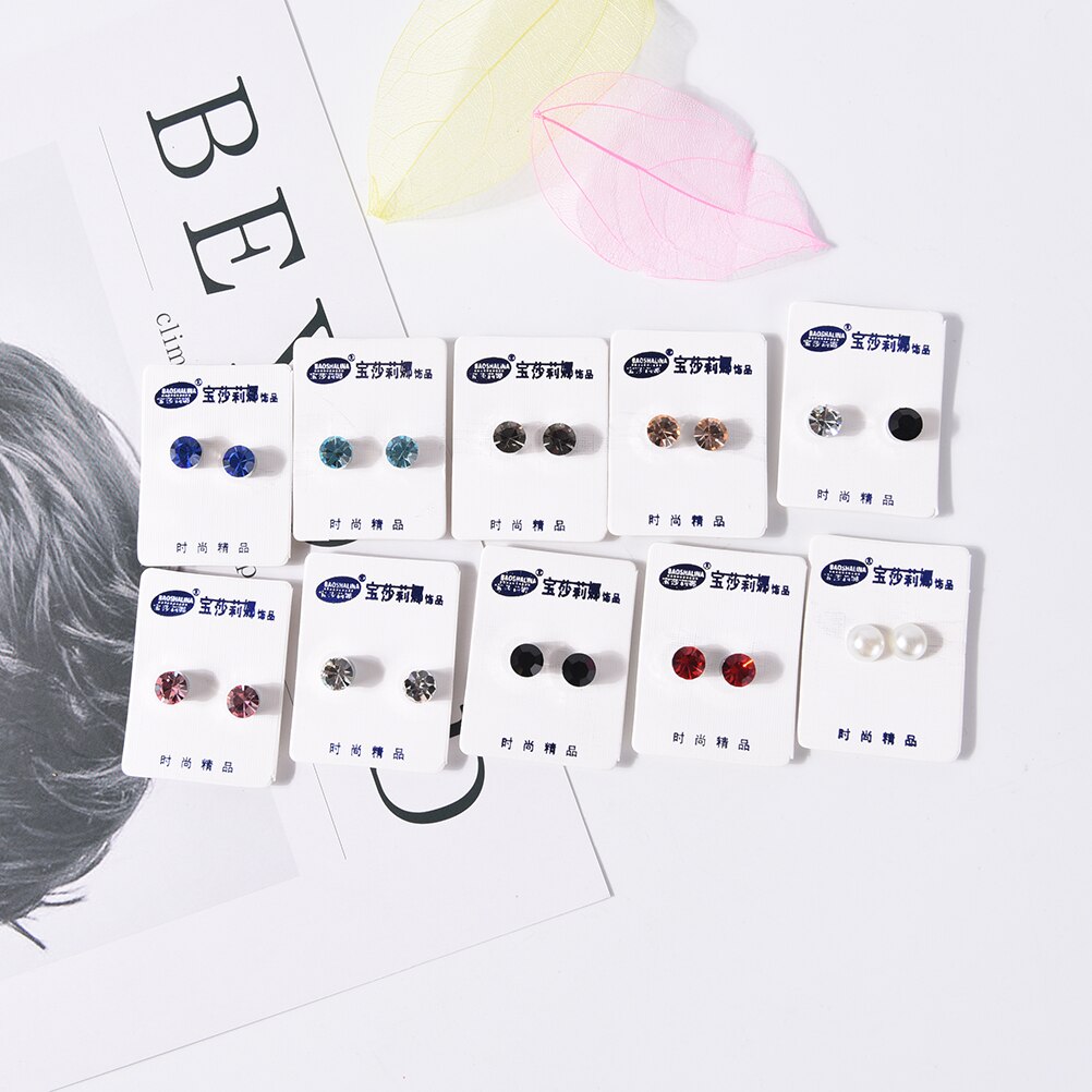 1 paar Gesunde Gewicht Verlust Ohrringe Bio Abnehmen Stimulierung Akupunkturpunkte Zucht Ohrring Magnetische Therapie Magnet in Ohr SehvermöGen