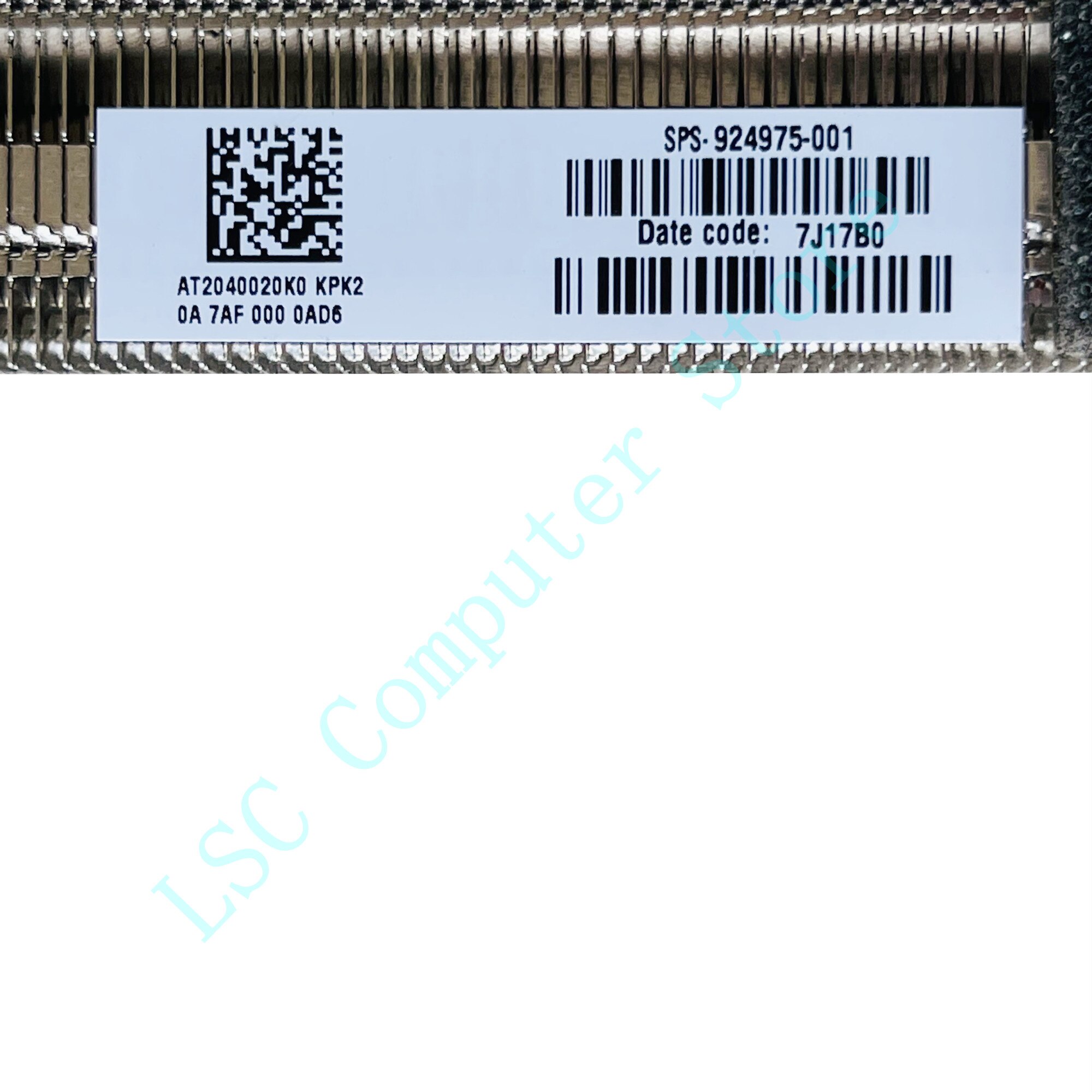 Lsc alkuperäinen  hp 15- bs: n kannettavalle tietokoneelle jäähdytyselementin tuuletin 925012-001 dc28000 jl 00 924975-001 at2040020 k 0