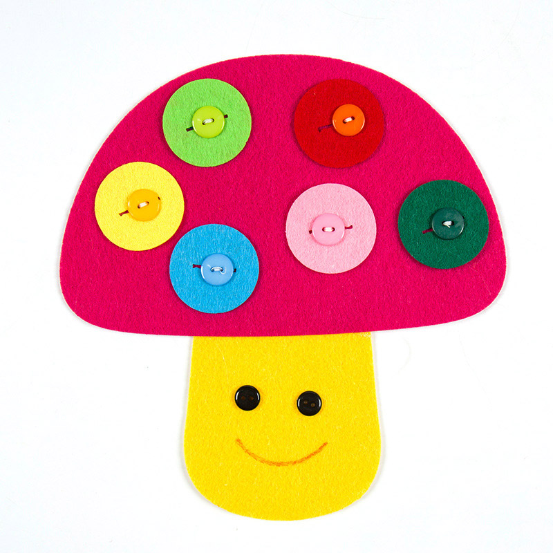 Boutons à fermeture éclair à main, enseignement manuel de la maternelle, bricolage tissu à tisser, jouets éducatifs d'apprentissage précoce pour enfants, aides Montessori: 11