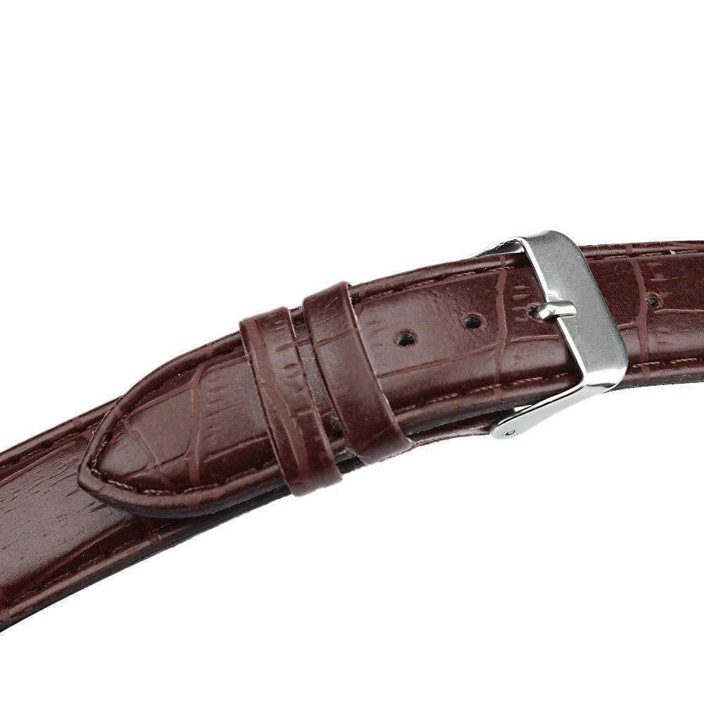 20mm Man Women Leather Watch Band Strap Buckle Bracelet Watchbands Replace Watchband