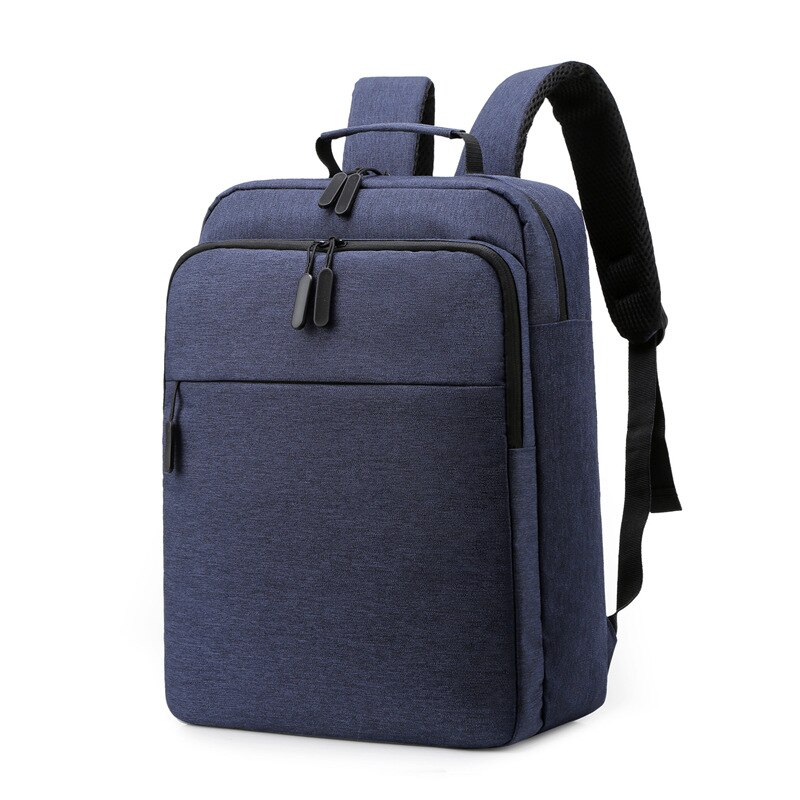 Novo esportes ao ar livre mochila simples saco de computador de negócios moda estudante saco de escola viajar bolsa de ombro: Azul