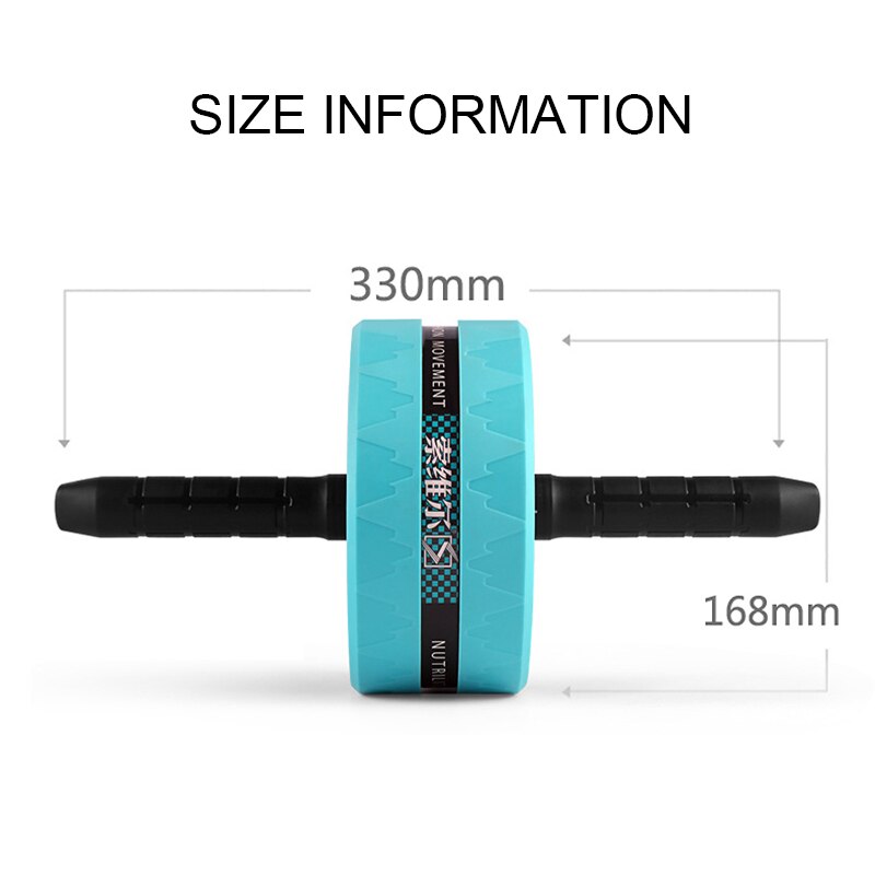 ABS Rollers Coaster Abdominal Muscle Wheel Fitness Equipment Thin Waist Abdominal Muscle Sports Built Legs Indoor Exercise