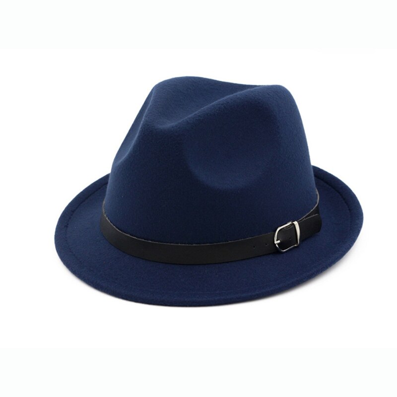 Classic Felt Jazz Fedoras Hats Large Brim Cloche Cowboy Panama for Women Men Black Red Trilby Derby Bowler & Top Hat