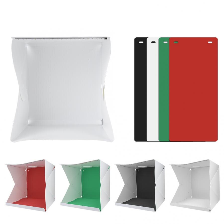 Mini Portable Magnet Folding Photography Studio Tent 20 LEDs Light Soft Box Lightbox Room photo studio fotografia Box