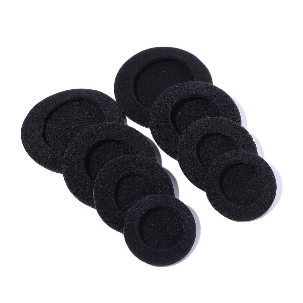 Gąbki na słuchawki 35mm 40mm 45mm Nakładki na słuchawki 50mm 55mm 60mm 65mm Piankowe nauszniki Poduszki na słuchawki Piankowe nakładki na uszy Gąbka na uszy