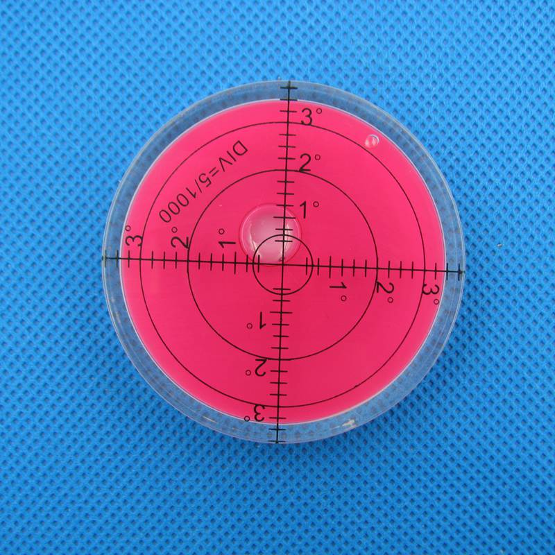 60 Mm Bullseye-Wasserwaage Mit Magnet – Horizontale Blasenlibelle In Aluminiumgehäuse | Für Präzise Nivellierung