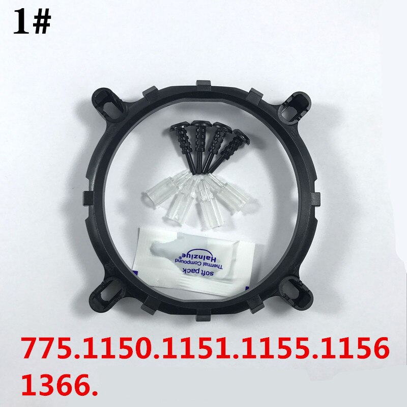 enfriador de CPU soporte para LGA 1150, 1151, 1155, 1156, 1366, 775 X58 X79 AM2 AM3 AM4: 1