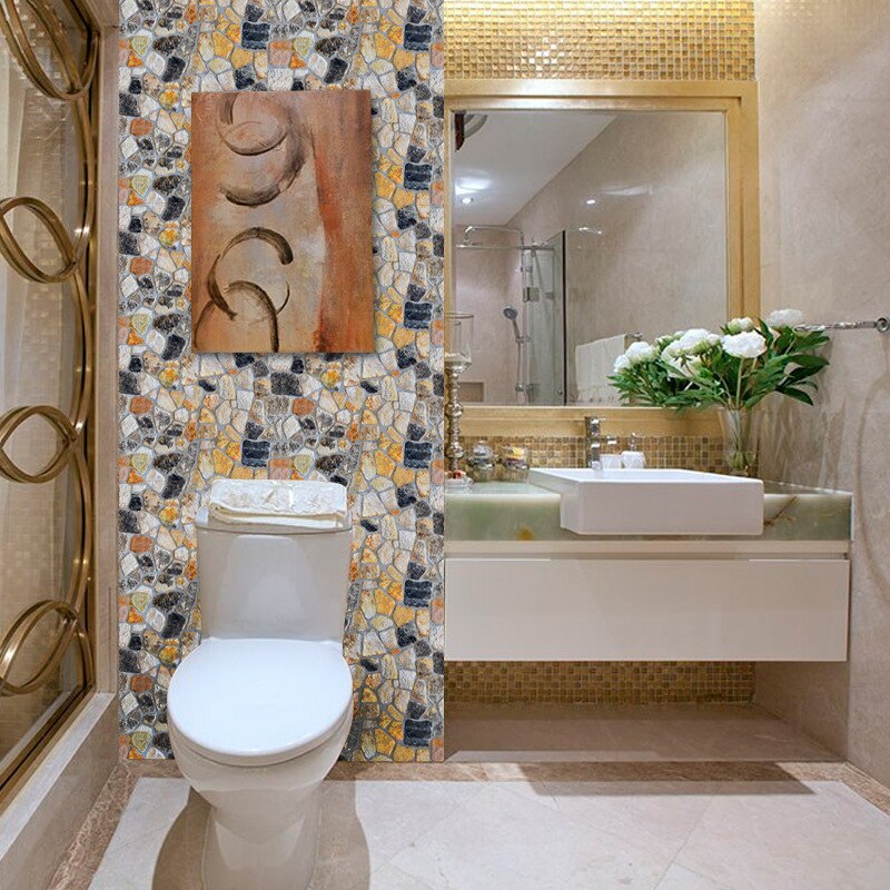 3D Wall Stickers Detachable Waterproof Wall Stickers Cafe Bar Restaurant Bar Background Wall Decoration CNIM