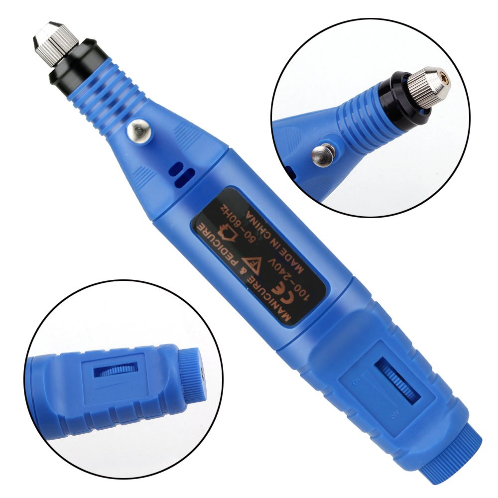 Elektrische Machine Pedicure Cutters Manicure Voor Frezen Manicure Pen Nail Boren Apparaat Nail Art Cuticle Gel Remover Tool