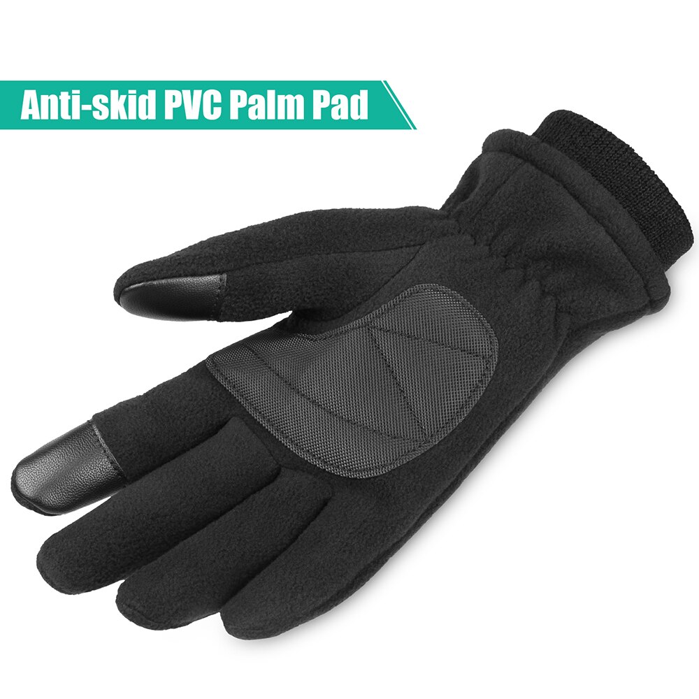 Ozero werkhandschoenen heren winterhandschoenen koudebestendige thermische handschoen warme fleece geïsoleerde weersveiligheid werken 9035