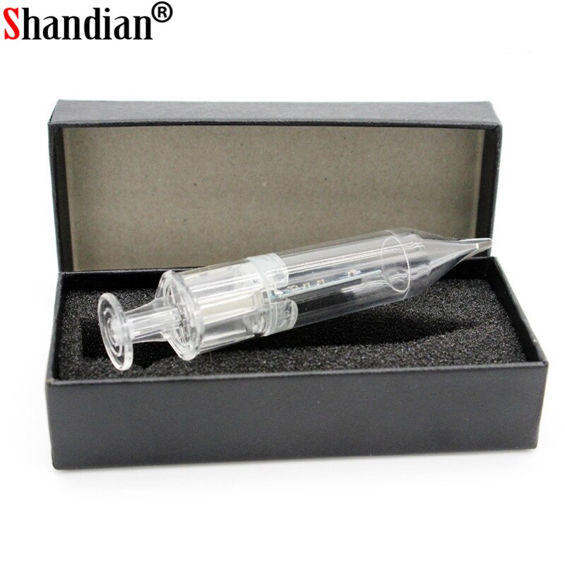 Shandian Arts Spuit Usb Met Doos Usb Flash Drive Pendrive 4 Gb 8 Gb 16 Gb 32 Gb 64 Gb usb 2.0 Pen Drive U Disk Memory Stick: 32GB