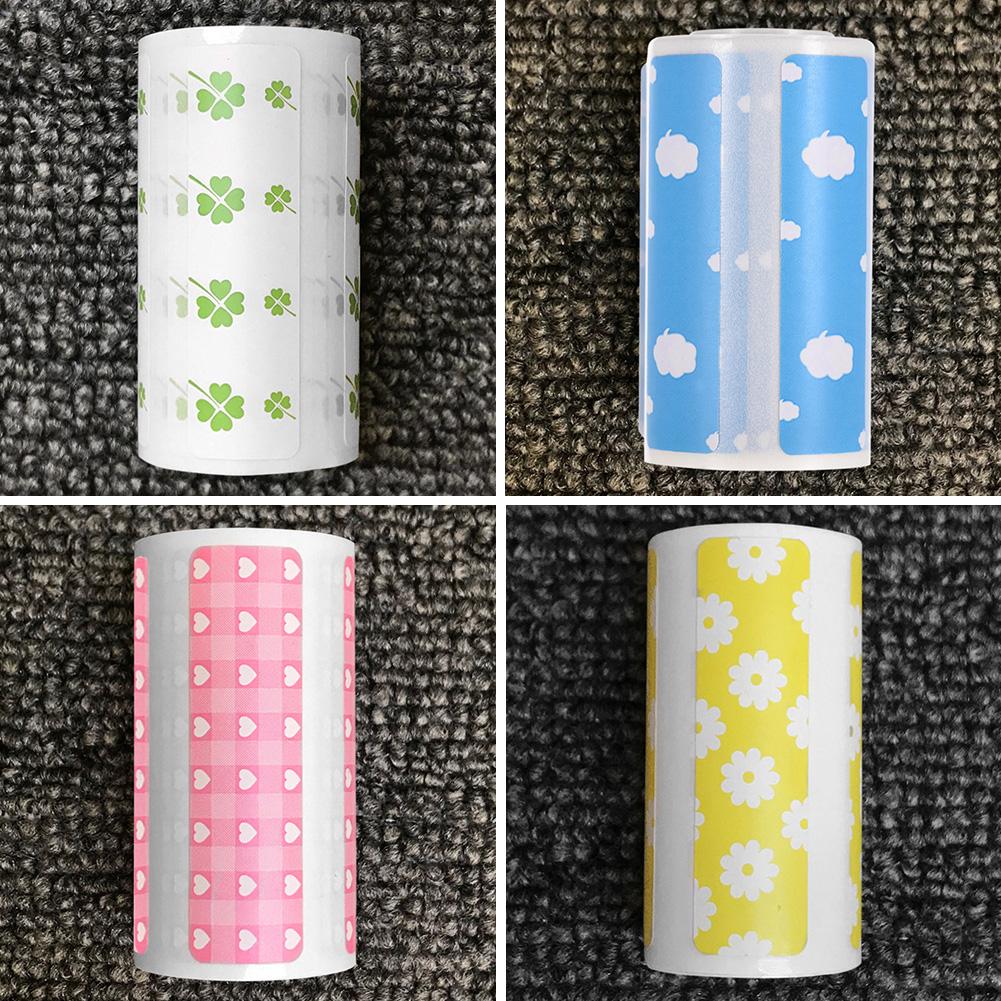 3 rollen cartoon direct thermische etiketten 50 x 15mm etiketformaat sterke kleefsticker voor peripage  a6 a6s a8 pocket thermische printer