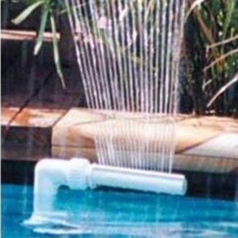 Pool justerbar swimmingpool vandfald springvand kit pvc funktion vand spay puljer spa dekorationer swimmingpool tilbehør