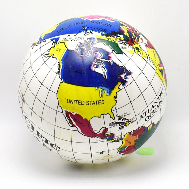 30cm Inflatable Globe World Earth Ocean Map Ball Geography Learning Educational Beach Ball Kids Toy home Office Decoration