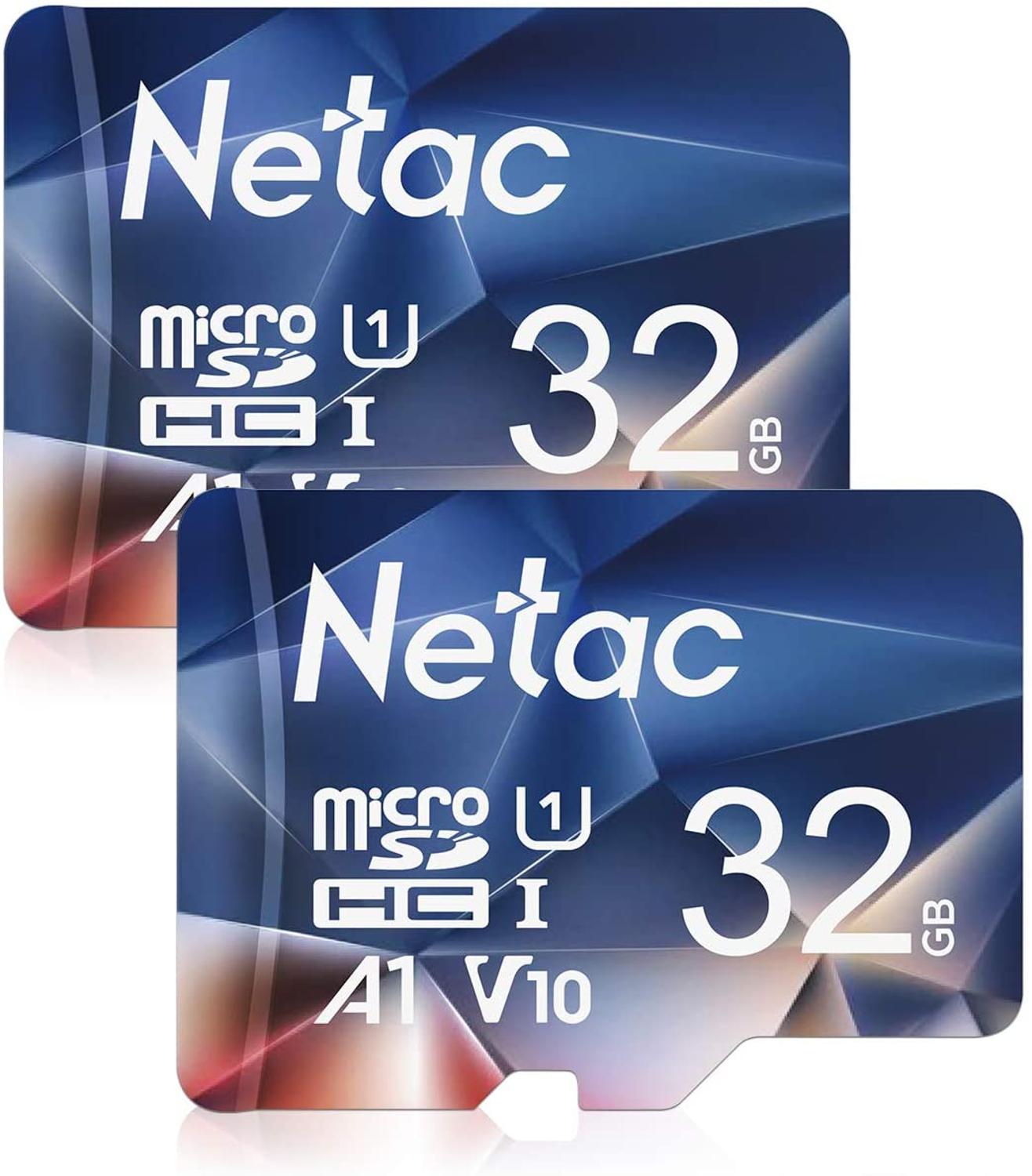 Netac Micro SD Card Memory Card Class10 TF Card 128GB 32GB 64GB 256GB 16GB 512GB Max 100Mb/s SD/TF Flash Card for phone and PC: 32GB 2PC