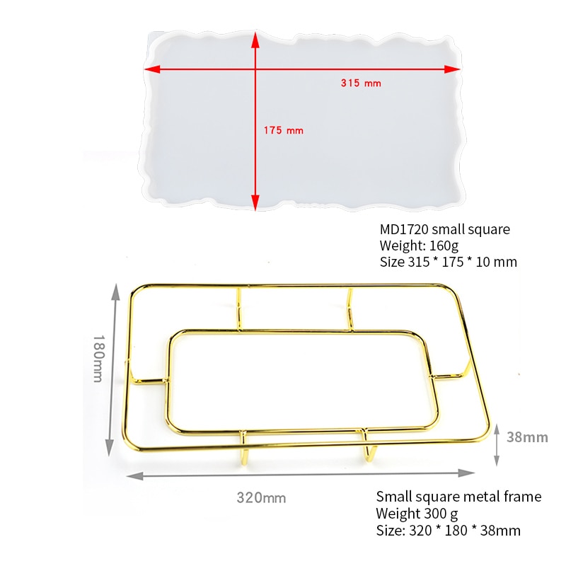 3 uds DIY resina molde Set grande geoda posavasos silicona molde fruta té bandeja moldes para joyería hacer artesanía