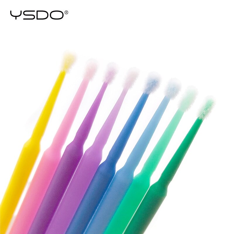 100 Uds desechables hisopo de algodón de extensión de pestañas herramientas Mascara cepillo aplicador pestañas extensión aplicador de maquillaje quitar herramienta