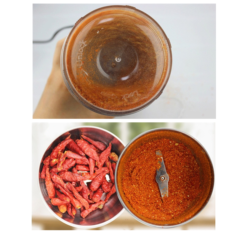 150W Stainless Steel Electric Coffee Grinder Multifunctional Home Coffe Machine Coffee Bean Nut Grinder Blenders