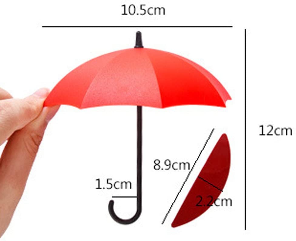 3- pack decoratieve kleine parapluhaak sleutelhanger wandhaak hanger organizer thuis keuken muur deurhaak duurzame gebruikshaken