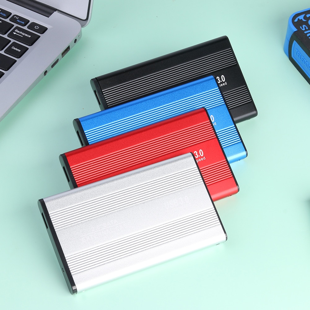 2.5 tums usb 3.0 extern hdd-hölje låda sata till usb 3.0 hdd hårddiskfodral 5 gbps aluminium ssd-låda stöd 3tb för bärbar dator