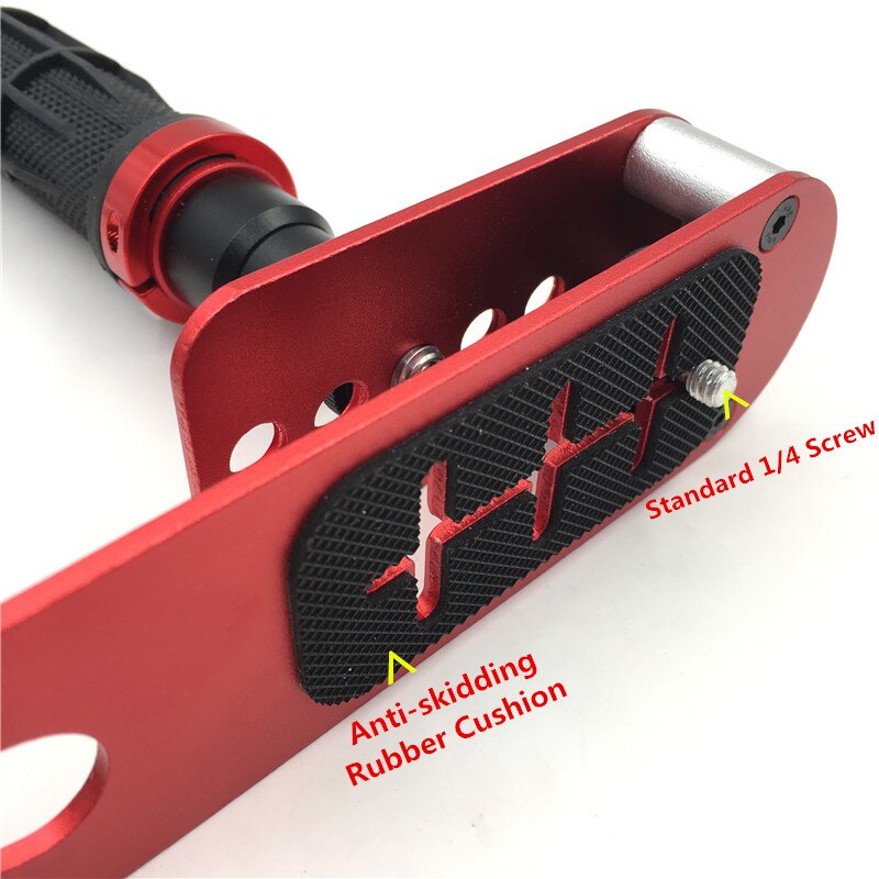 Estabilizador de cámara Digital de aleación de aluminio para Gopro, Mini videocámara de mano, Steadycam de vídeo móvil DSLR 5DII Motion DV Steadycam