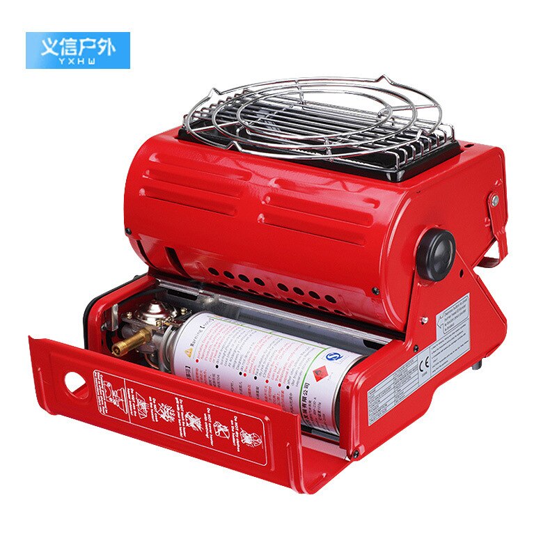 Outdoor multi-functional portable gas heater portable mini tent heater household oven