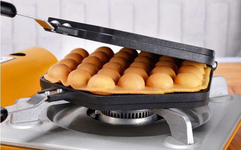 Chinese eggettes waffle maker puff iron Hong Kong bubble eggs machine cake oven bubble waffle QQ Eggettes waffle maker