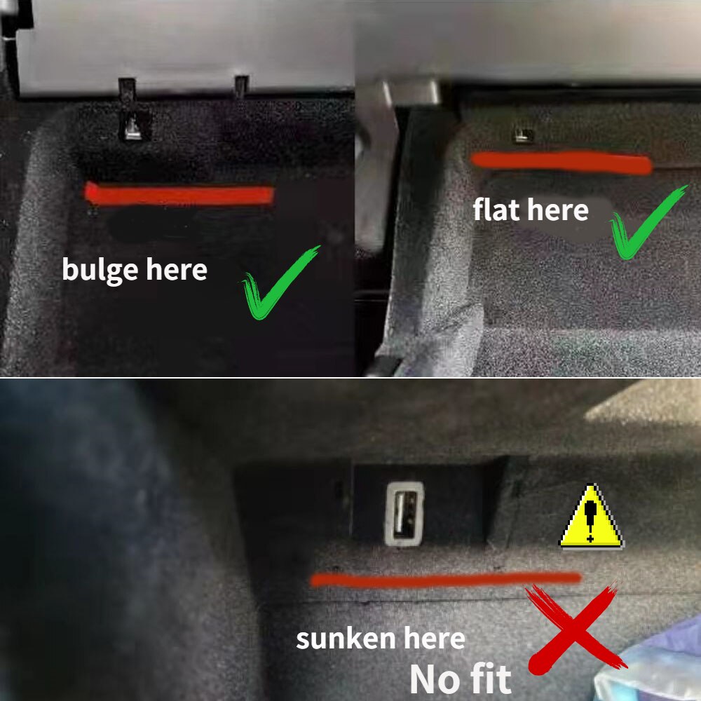 For Tesla Model 3 Model Y Glovebox USB Hub Ports Upgrade Splitter Hub Docking Station Sentry Model USB Spiliter Model3 Y 2022