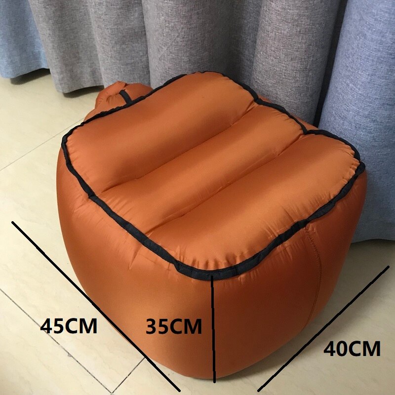 Nadmuchiwany dmuchany fotel sofa wodoodporna konstrukcja zapobiegająca wyciekaniu powietrza-idealna kanapa na podwórko nad jeziorem plaża podróżna pikniki kempingowe: Air stool
