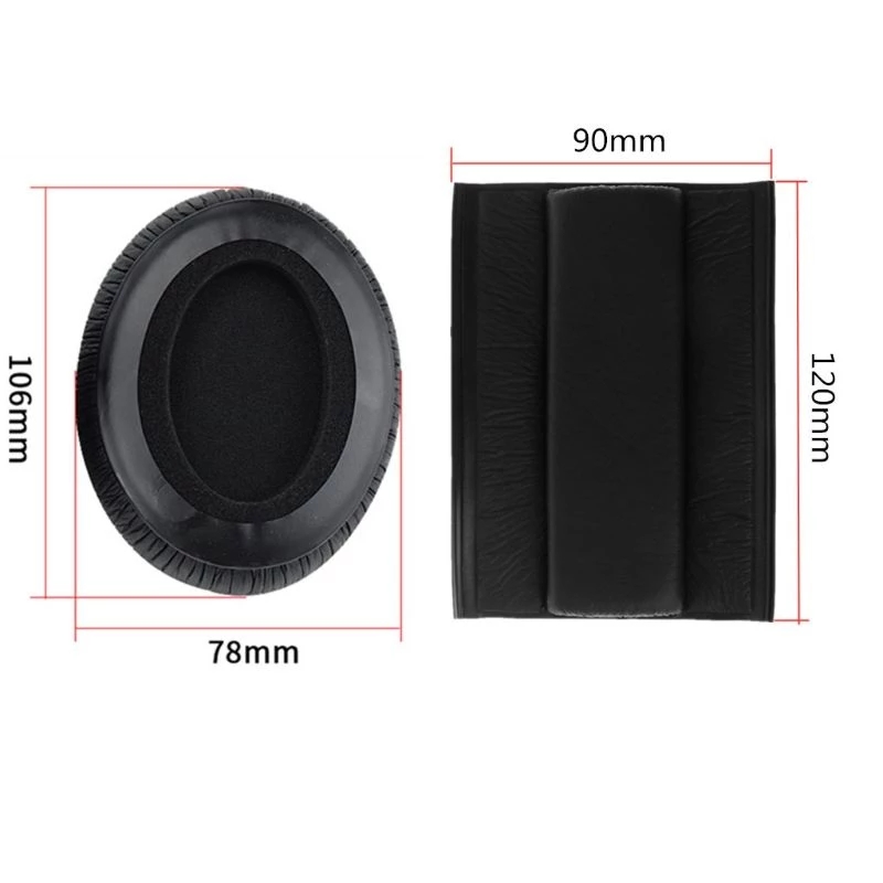 Vervangende Onderdelen voor Sennheiser HD280 PRO HD-280 Headset Oorkussen Bumper Oorbeschermer Cover Kussen Cups kussen Hoofdband Oorkussens