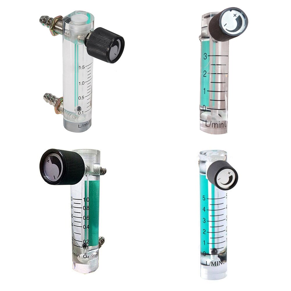 Zuurstof Flowmeter Flowmeter Met Regelklep Voor Zuurstof Lucht Gas