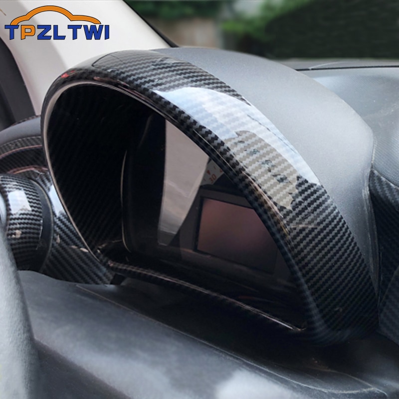 Panel de instrumentos para Interior de coche, decoración de embellecedor, pegatinas para Estilismo de coche, para Mercedes Smart Fortwo 453 Forfour