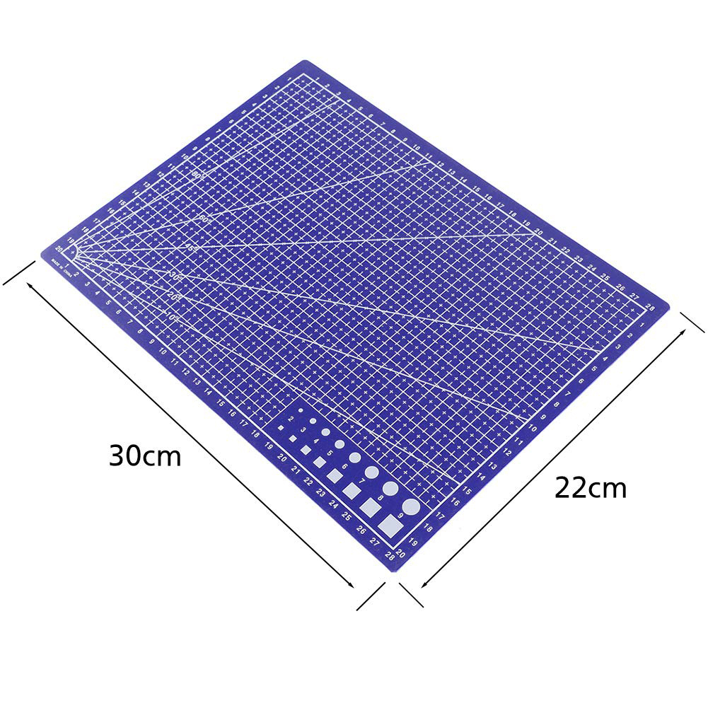 Self Healing Double-Sided Corte Mat, Placa de corte gridded, PVC Cutter Plate, 3 Camada de Corte Pad para Scrapbooking, Projetos DIY