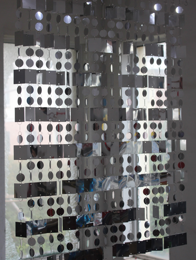 Spiegel Silber Platz Pailletten Vorhang DIY Innen wohnzimmer Partition Hängen ornamente Bühne Hintergrund Dekoration liefert