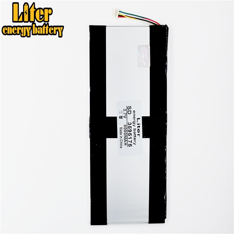 5 thread 3595175 3.7V 8000MAH Tablet battery V919 3G Polymer cell brand