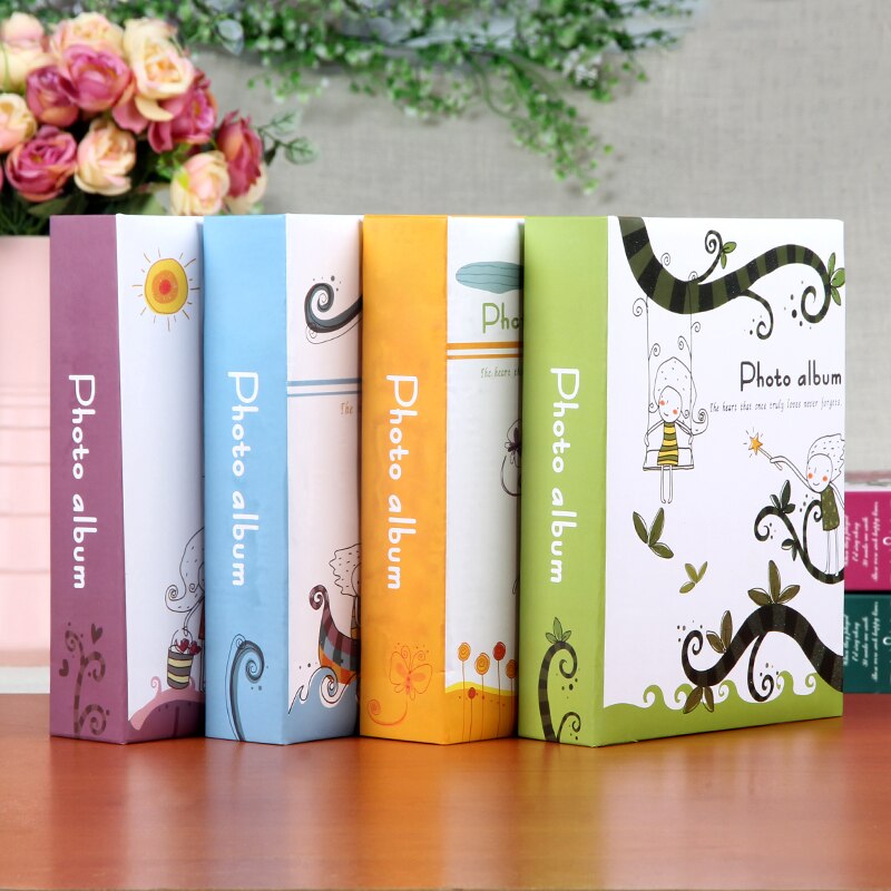 200 Sheets Season Photo Album Scrapbook Interleaf Type Classical 6 Inch Sping Paper Photo Album WF