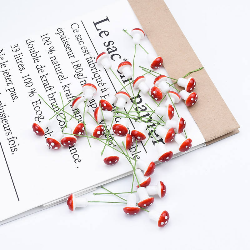 Guirlandas de flores artificiais, 30 peças de espuma fofa de cogumelo para natal, frutas, plantas artificiais, decoração da casa, caixa de presentes diy, scrapbooking, decoração de casa