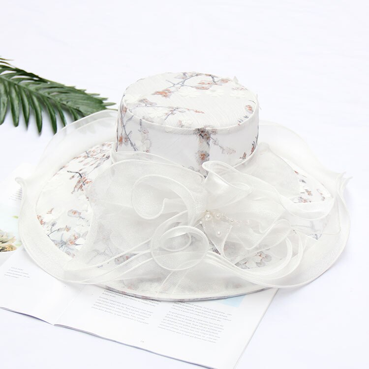 Sorte bryllup hatte til brude fascinators aften hatte kvinder formelt hår bryllup tilbehør 6 farver brude: Hvid